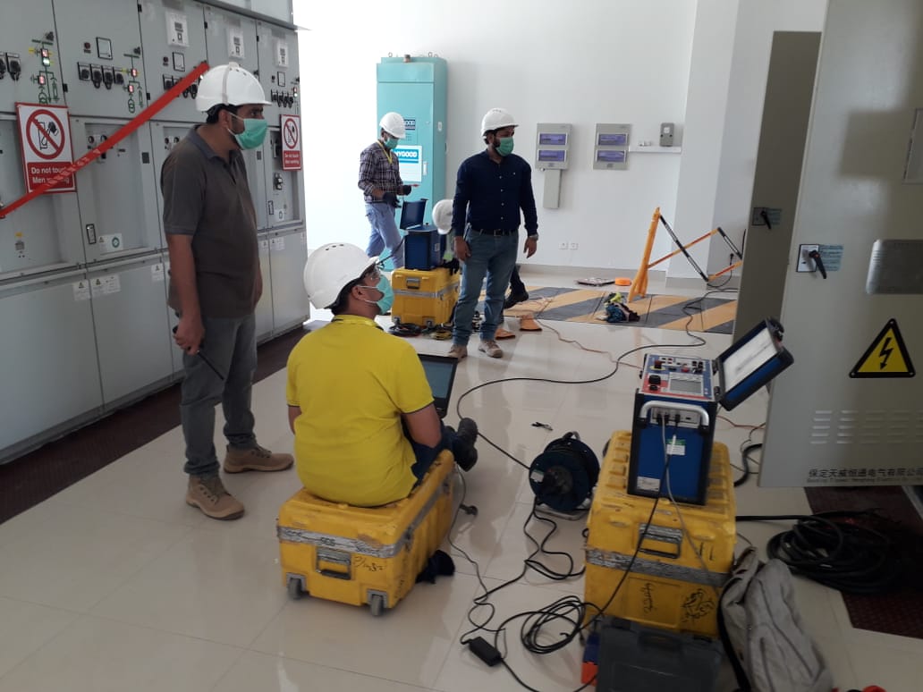 Testing during 3rd EBOP Annual Maintenance