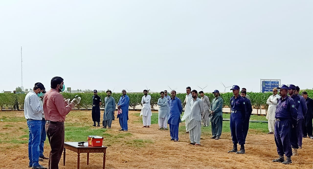 Briefing to Junior staff regarding precautionary measures of COVID-19